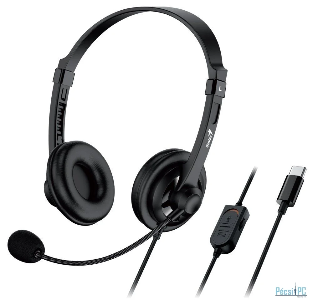 Genius HS-230U Headset Black