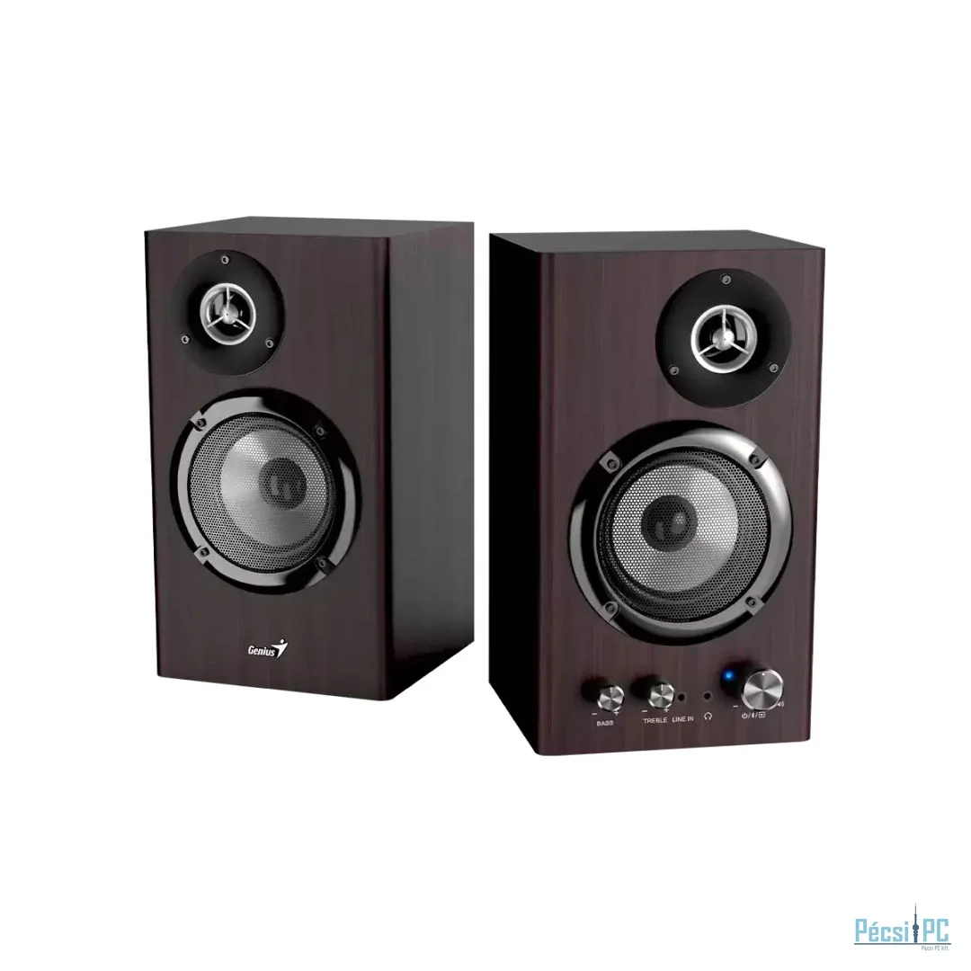 Genius SP-HF1812BT Bluetooth Speaker Dark Brown