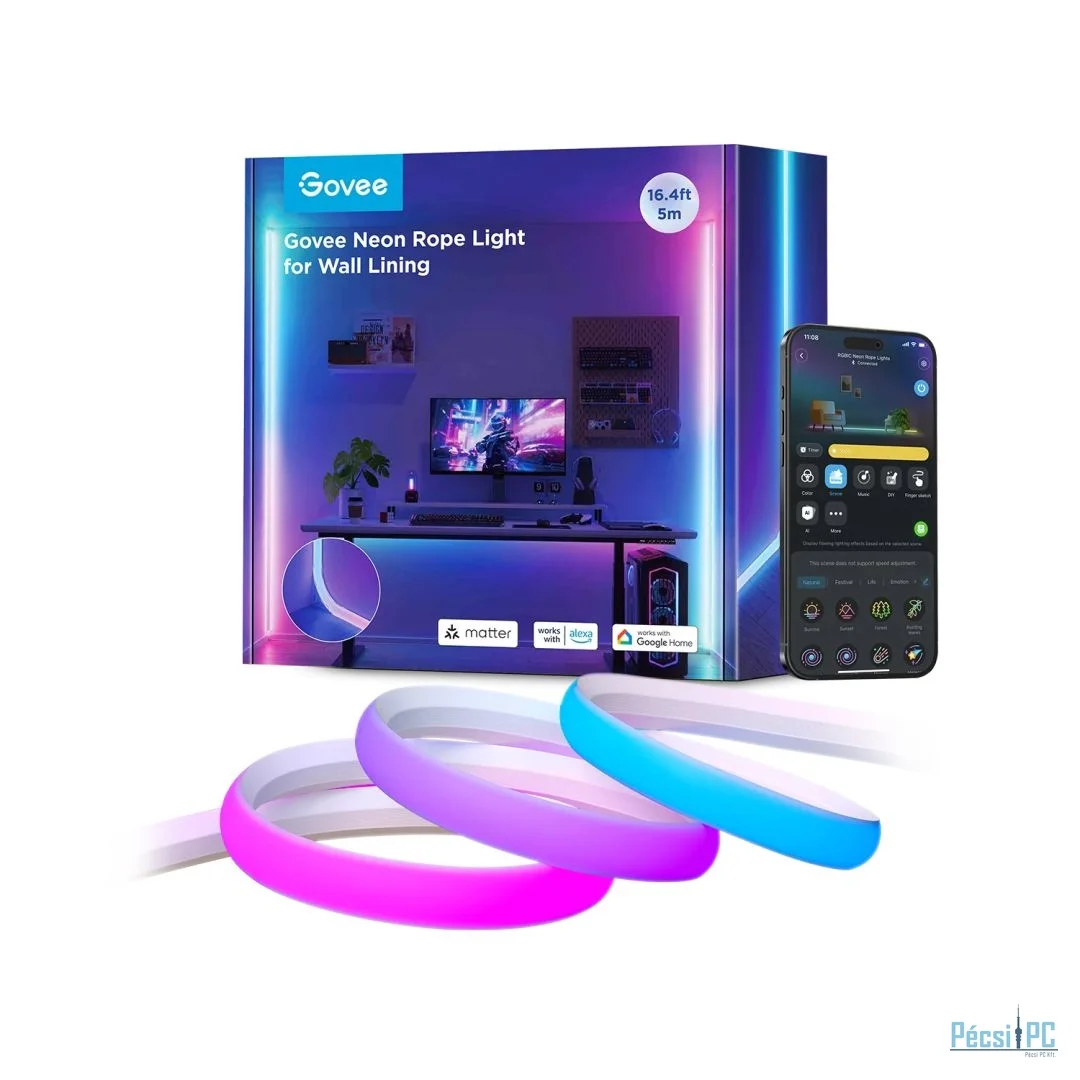 Govee Neon Rope Light for Wall Lining 5m