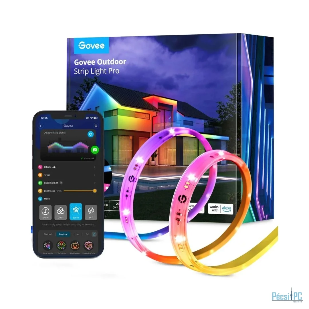 Govee RGBICWW Outdoor LED Strip Lights 10m