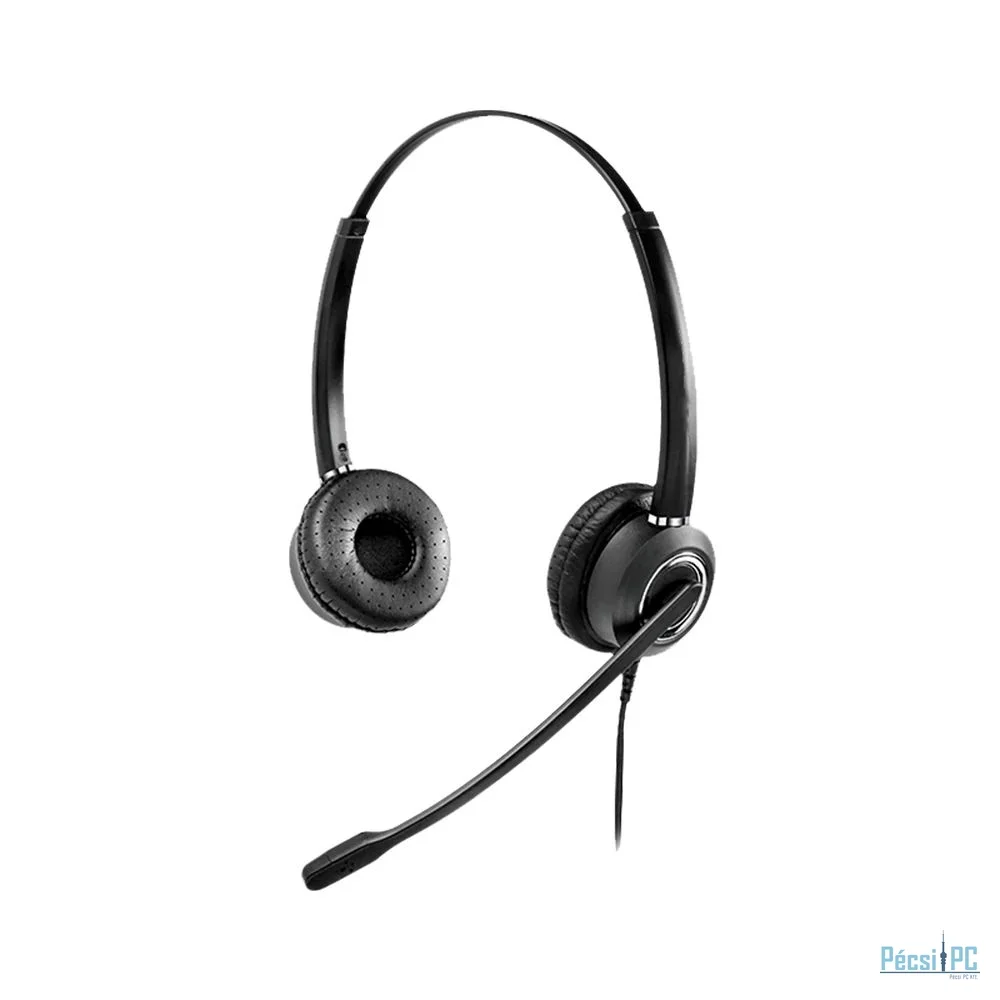 Hameco HS-6300DE-USB Headset Black