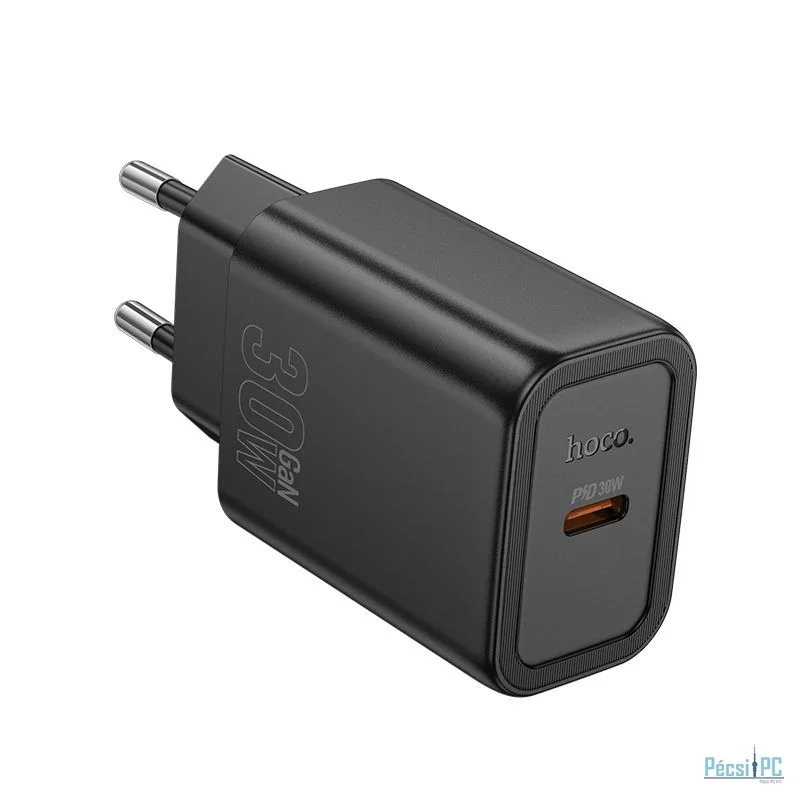 Hoco 30W PD Wall Charger Black