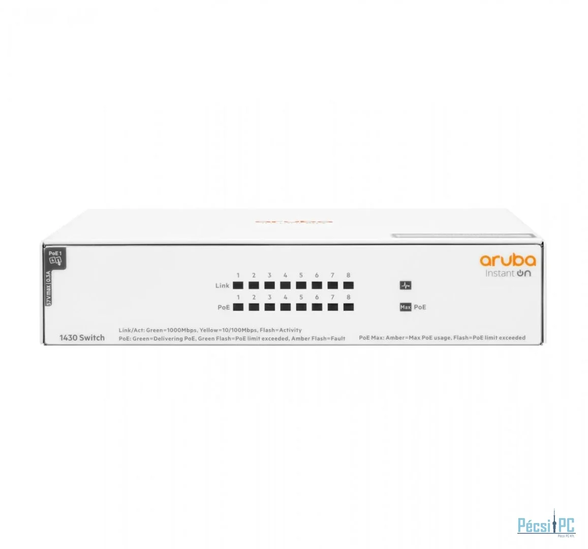 HP Aruba IOn 1430 8G PoE+ Switch
