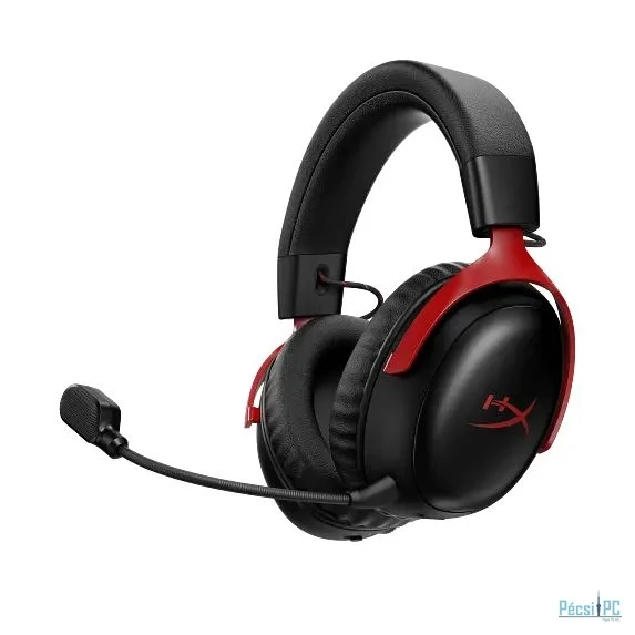 HP HyperX Cloud III S Wireless Bluetooth Gaming Headset Black/Red