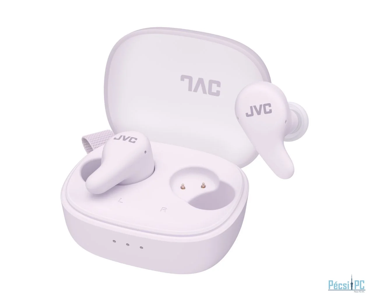 JVC HA-A23T Gumy Premium Wireless Headphones with Noise Cancellation Grape Yoghurt