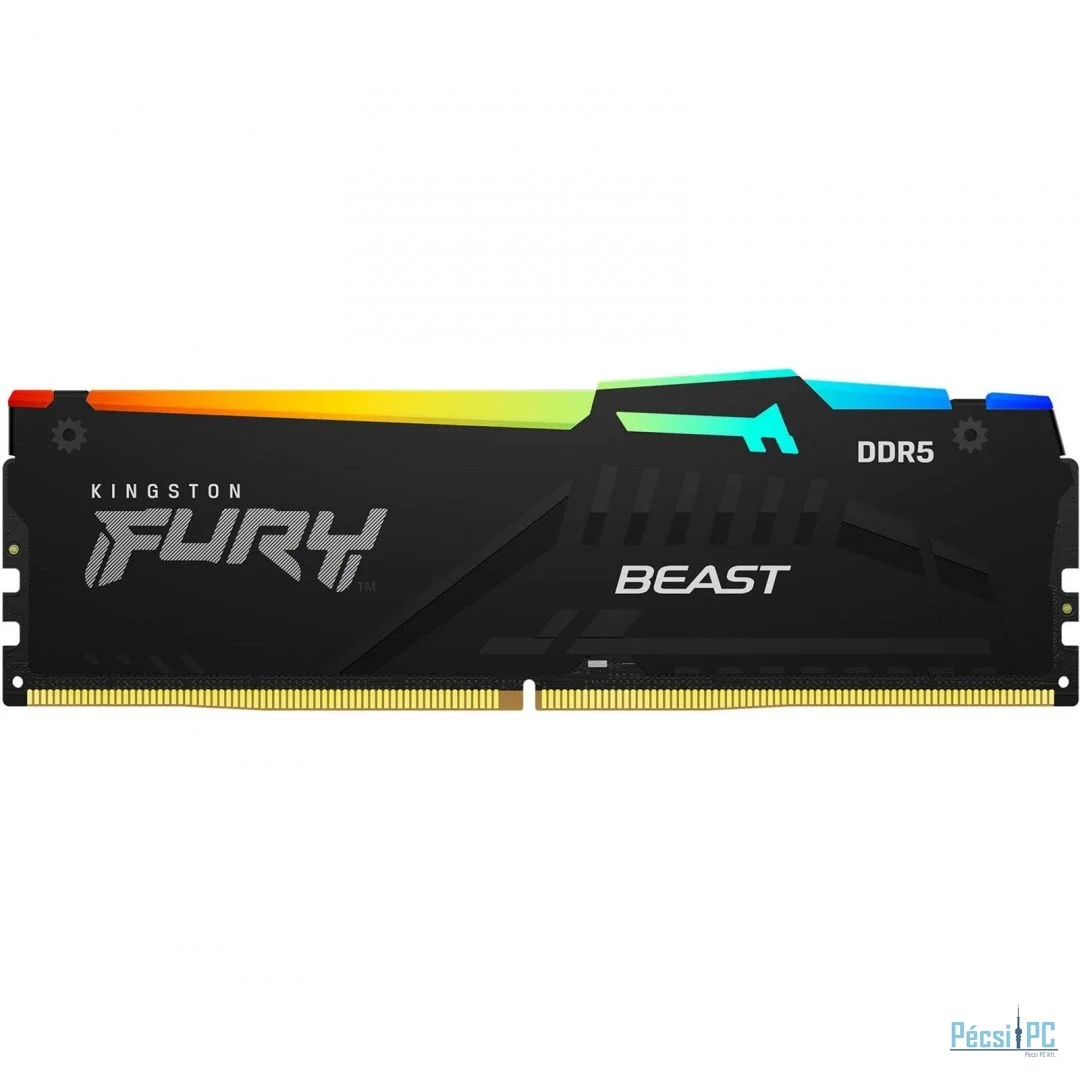 Kingston 8GB DDR5 5200MHz Fury Beast RGB Black