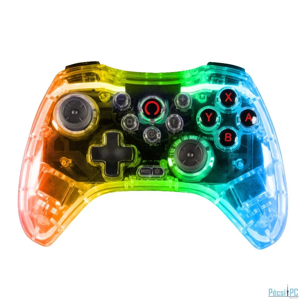 KONIX Crystal Wireless Gamepad Transparent