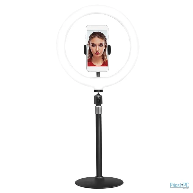 Logilink 25cm LED Ring Light with Lighting Controls and  Remote Control