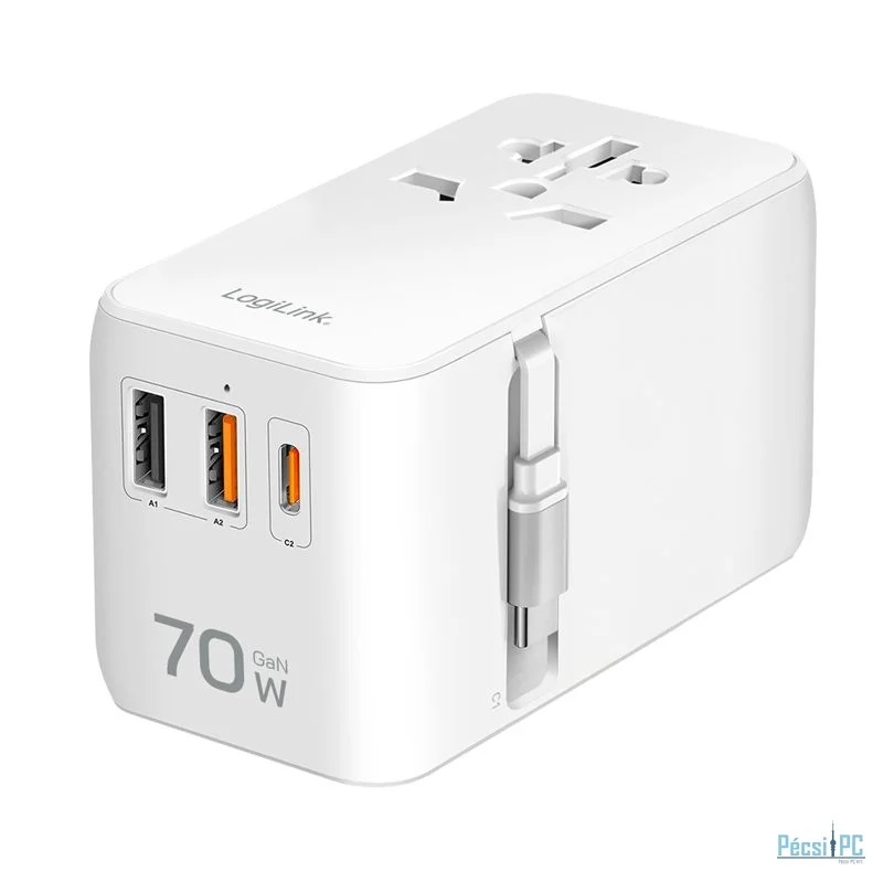 Logilink PA0357 Universal travel power supply White