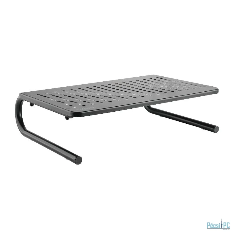 Logilink Tabletop monitor riser 370mm long Metal Black