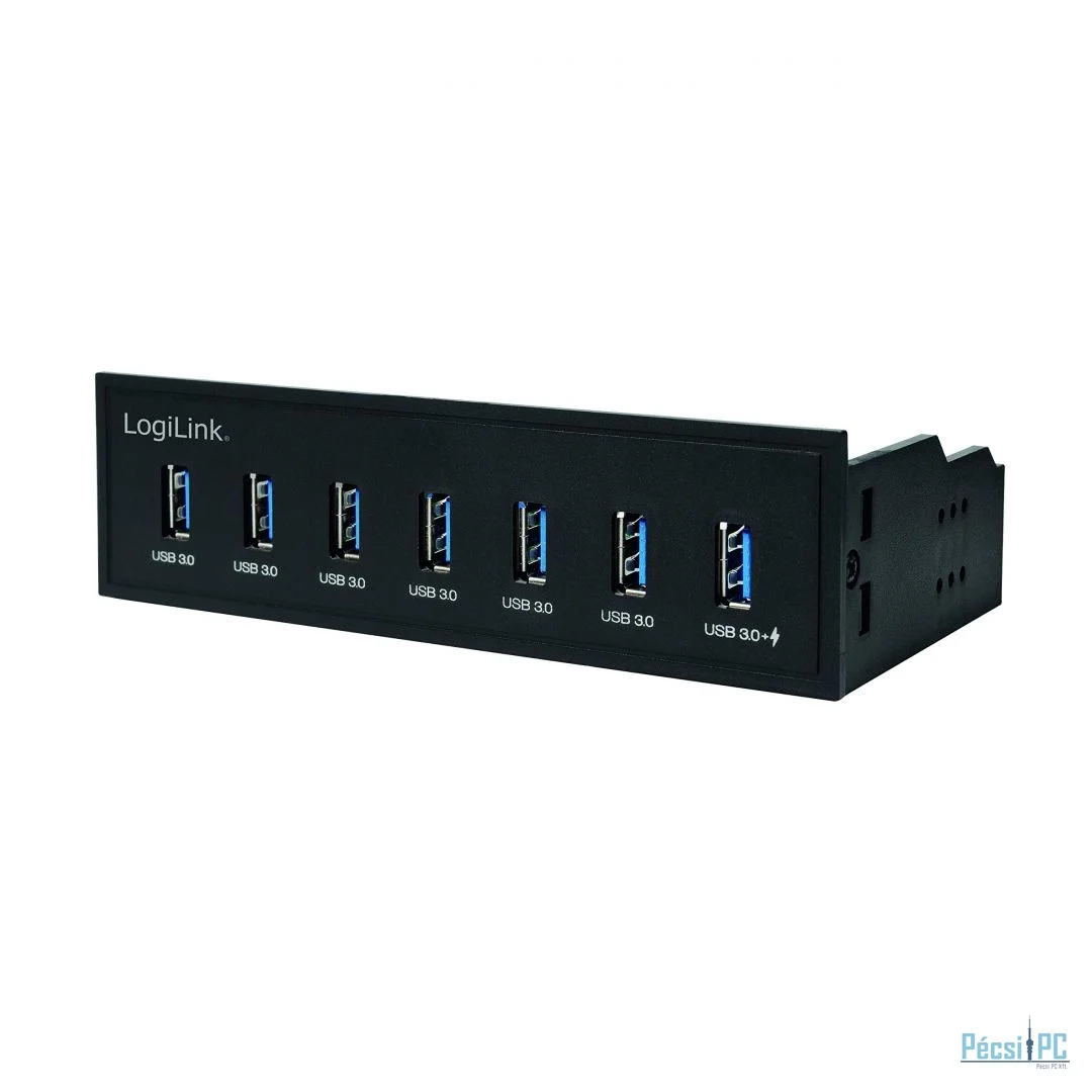 Logilink UA0342 USB3.0 7-port Hub including 1 Charging port Black