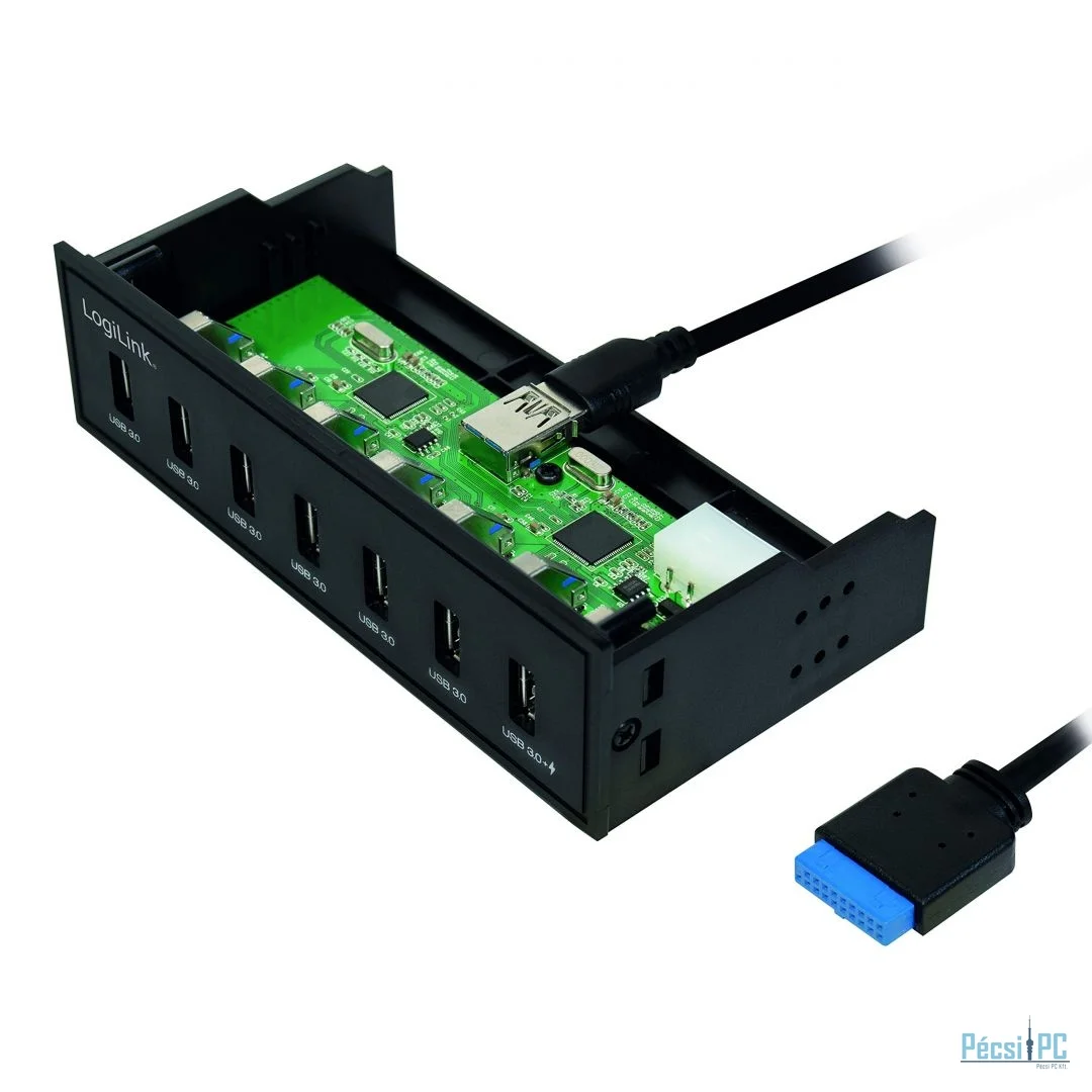 Logilink UA0342 USB3.0 7-port Hub including 1 Charging port Black