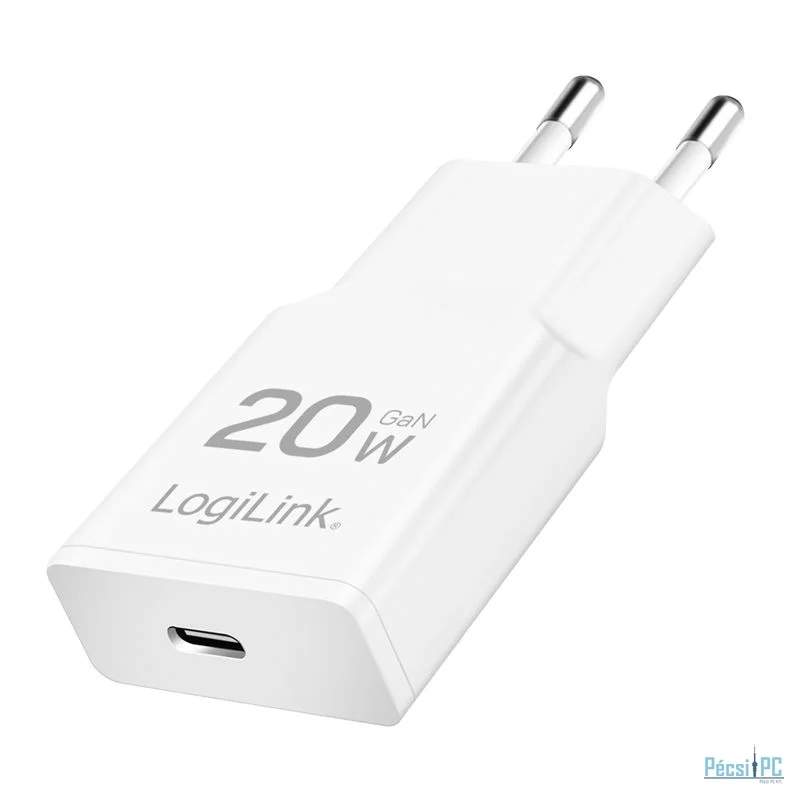 Logilink USB-C GaN charger White