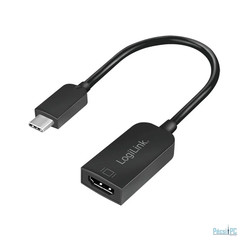 Logilink USB Type-C adapter C/M to HDMI-A/F 4K/30 Hz 0,15m Black