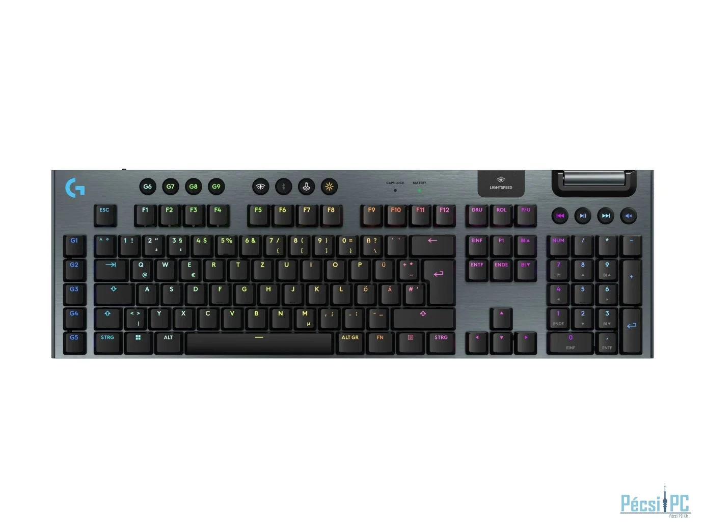 Logitech G915 X LIGHTSPEED Gaming Wireless Bluetooth RGB GL Clicky Keyboard Black US