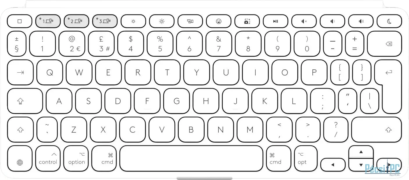 Logitech Keys-To-Go 2 iPad Keyboard Pale Grey US