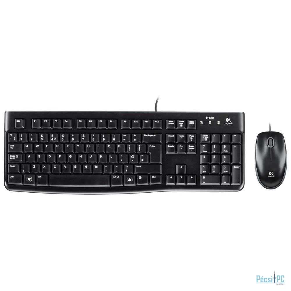 Logitech MK120 USB billentyűzet + egér Black UK
