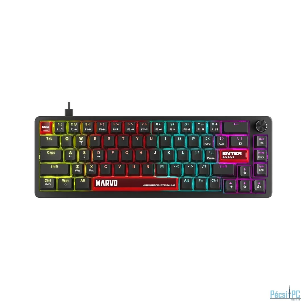 Marvo Arma 67 Mechanical Gaming Keyboard Black US