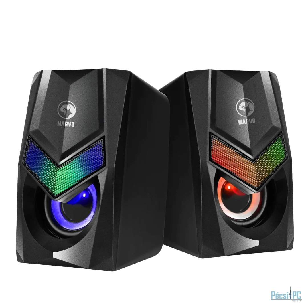 Marvo Havoc 10 2.0 Stereo RGB Gaming Speaker Black