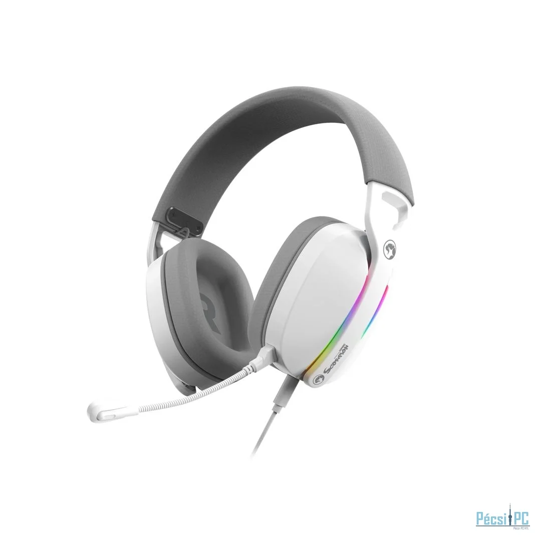 Marvo Pulz 70S Gaming Headset White