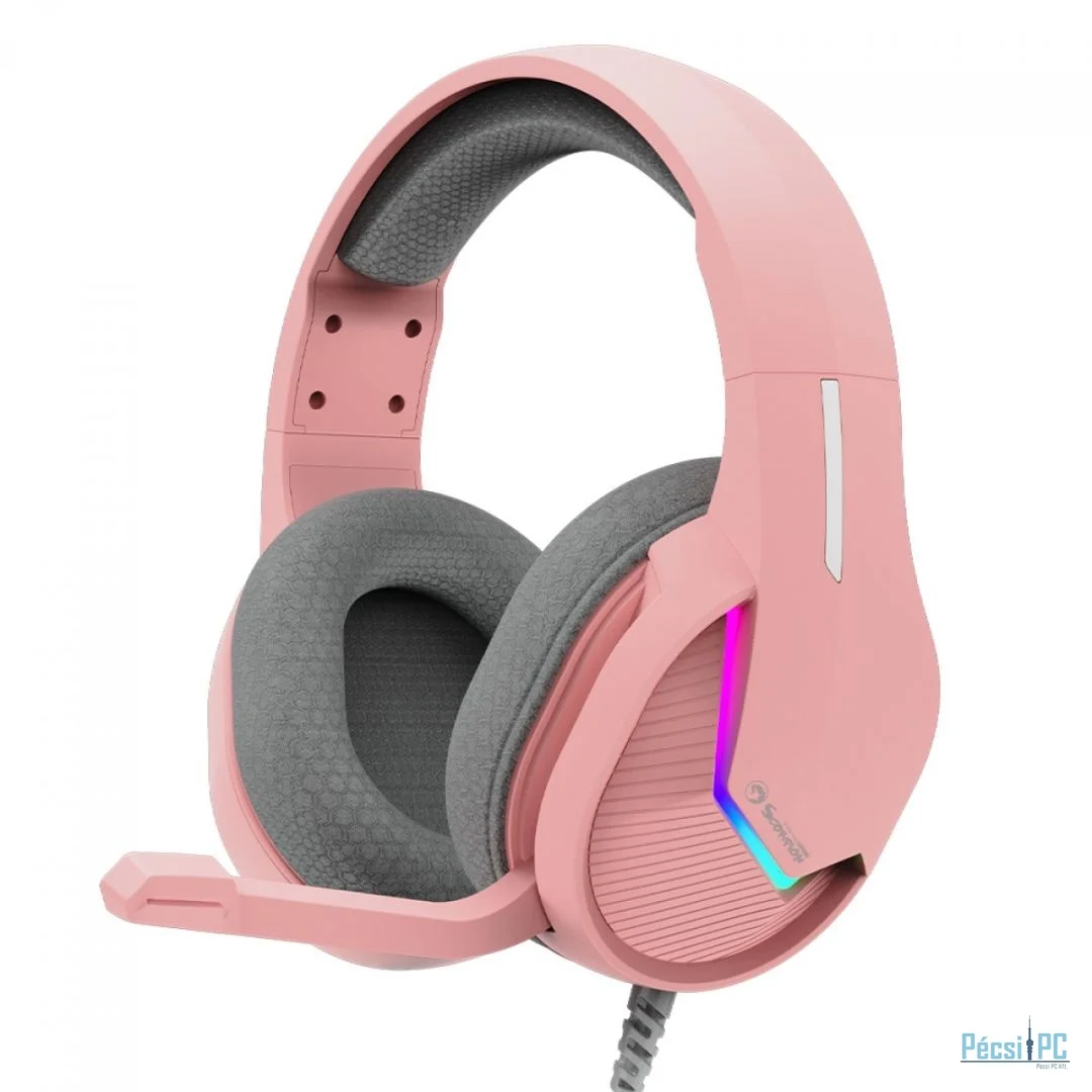 Marvo Tactic 40 Gaming Headset Pink