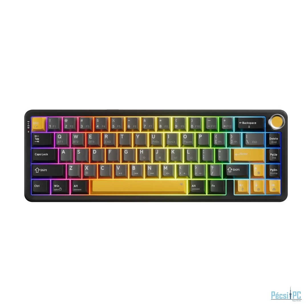 Marvo TITAN 65 Gaming Wireless Keyboard Black/Yellow US