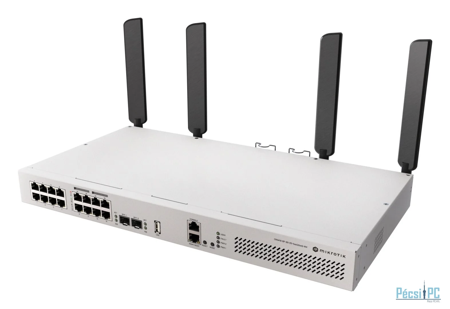 Mikrotik CRS418-8P-8G-2S+5axQ2axQ-RM