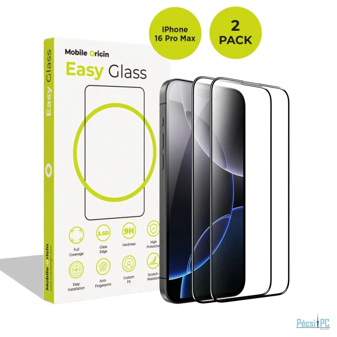 Mobile Origin EasyGlass for iPhone 16 Pro Max 2 pack