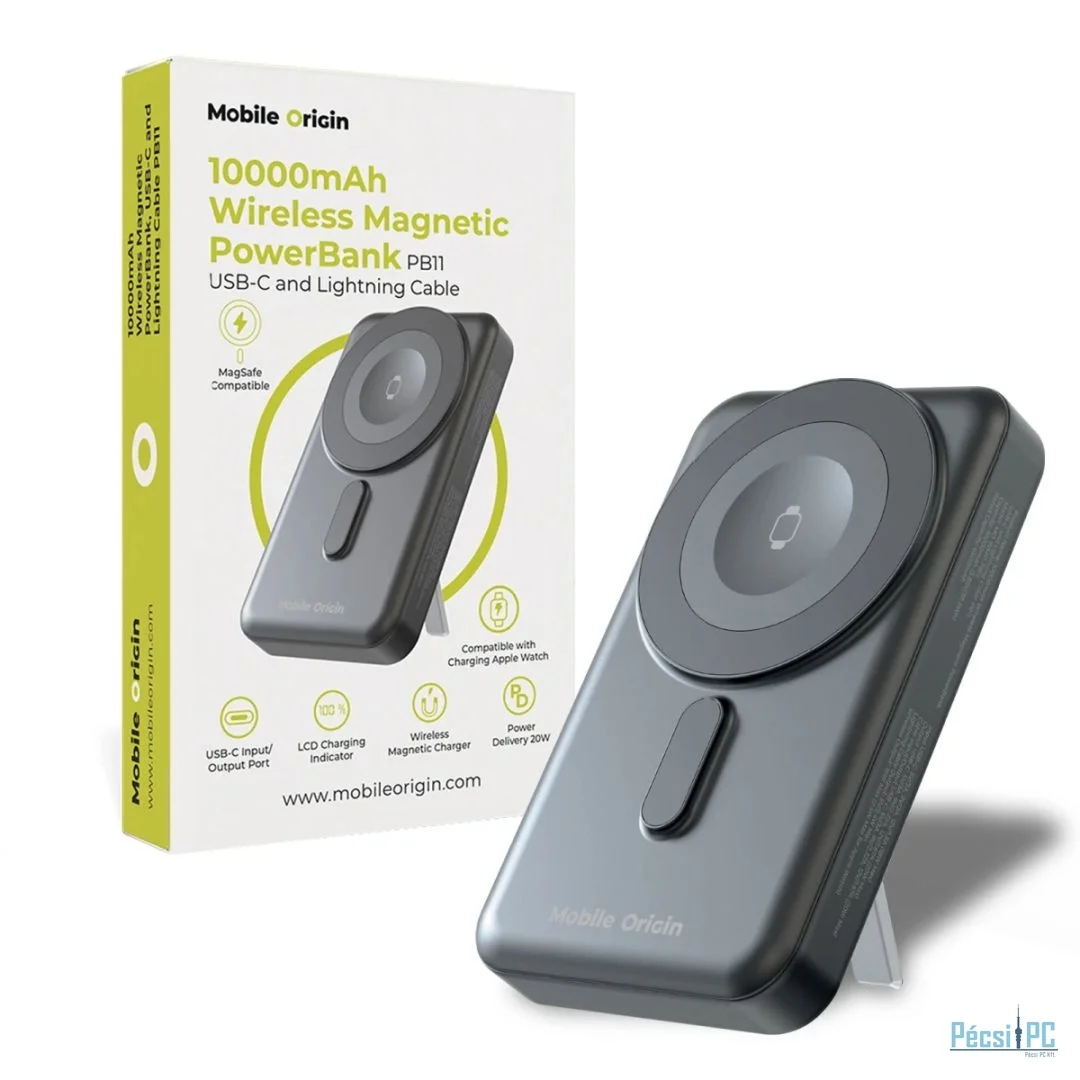 Mobile Origin Wireless 10000mAh PowerBank Black