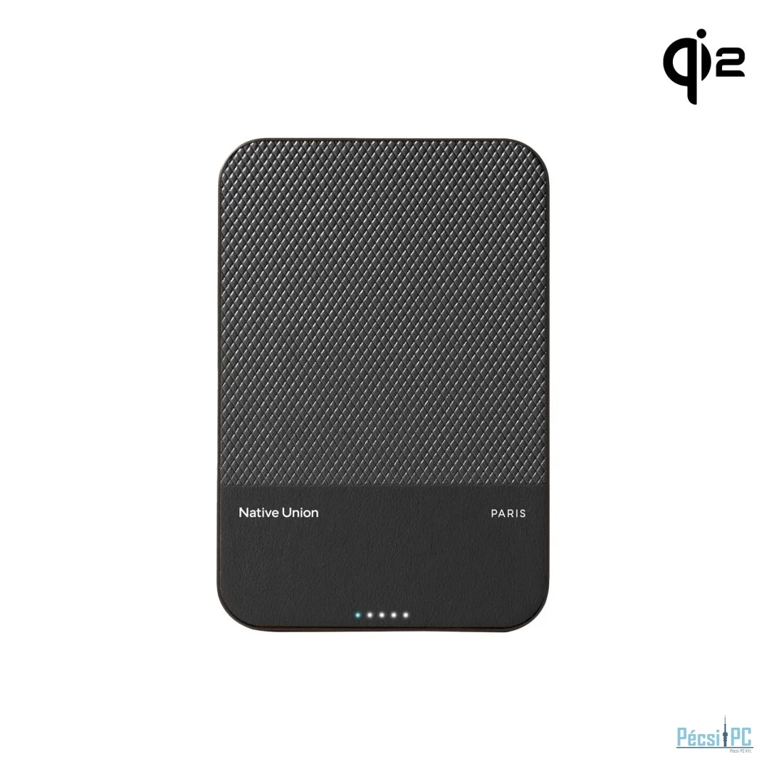 Native Union (Re)Classic Magnetic PowerBank Qi2 5000mAh Black