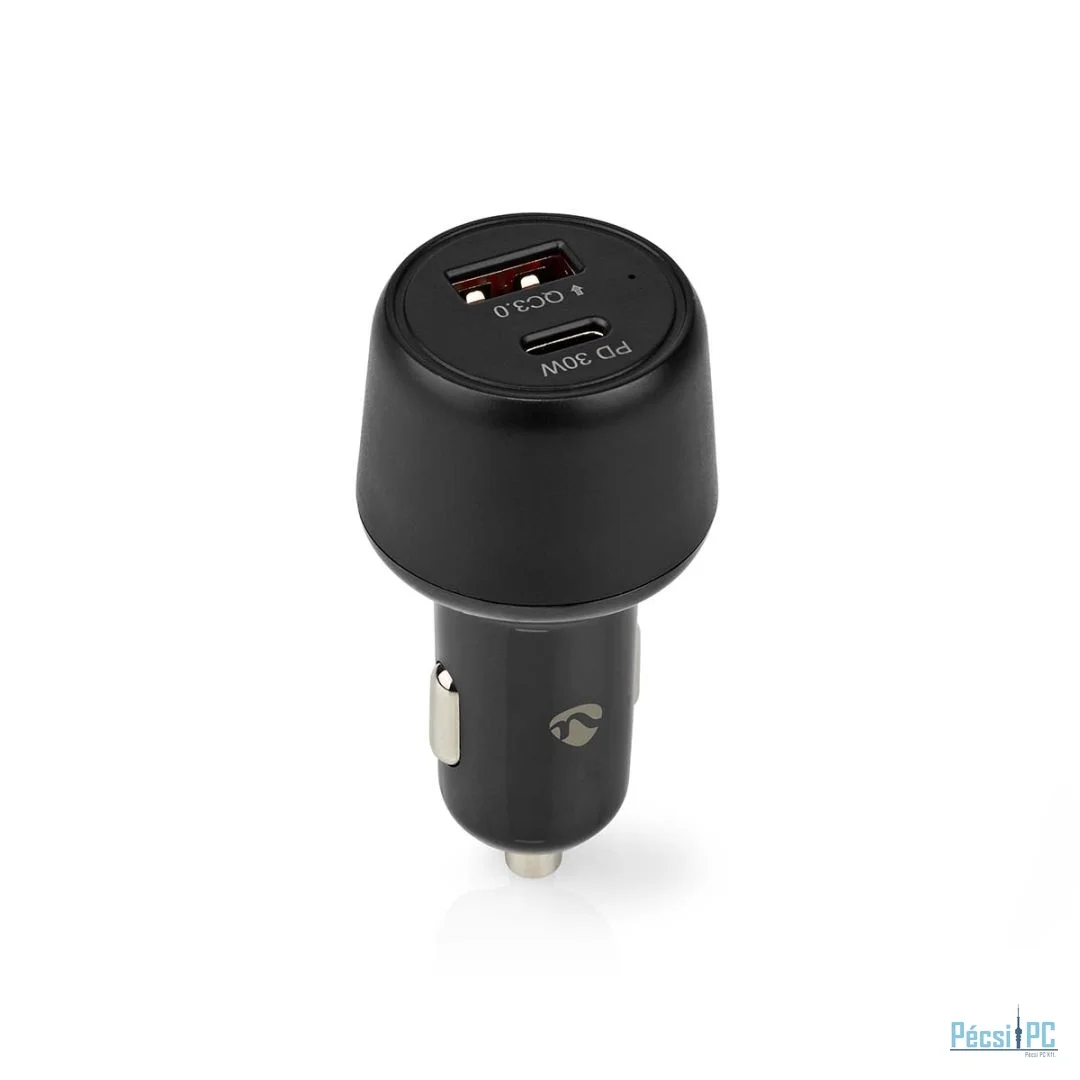Nedis Car Charger Black