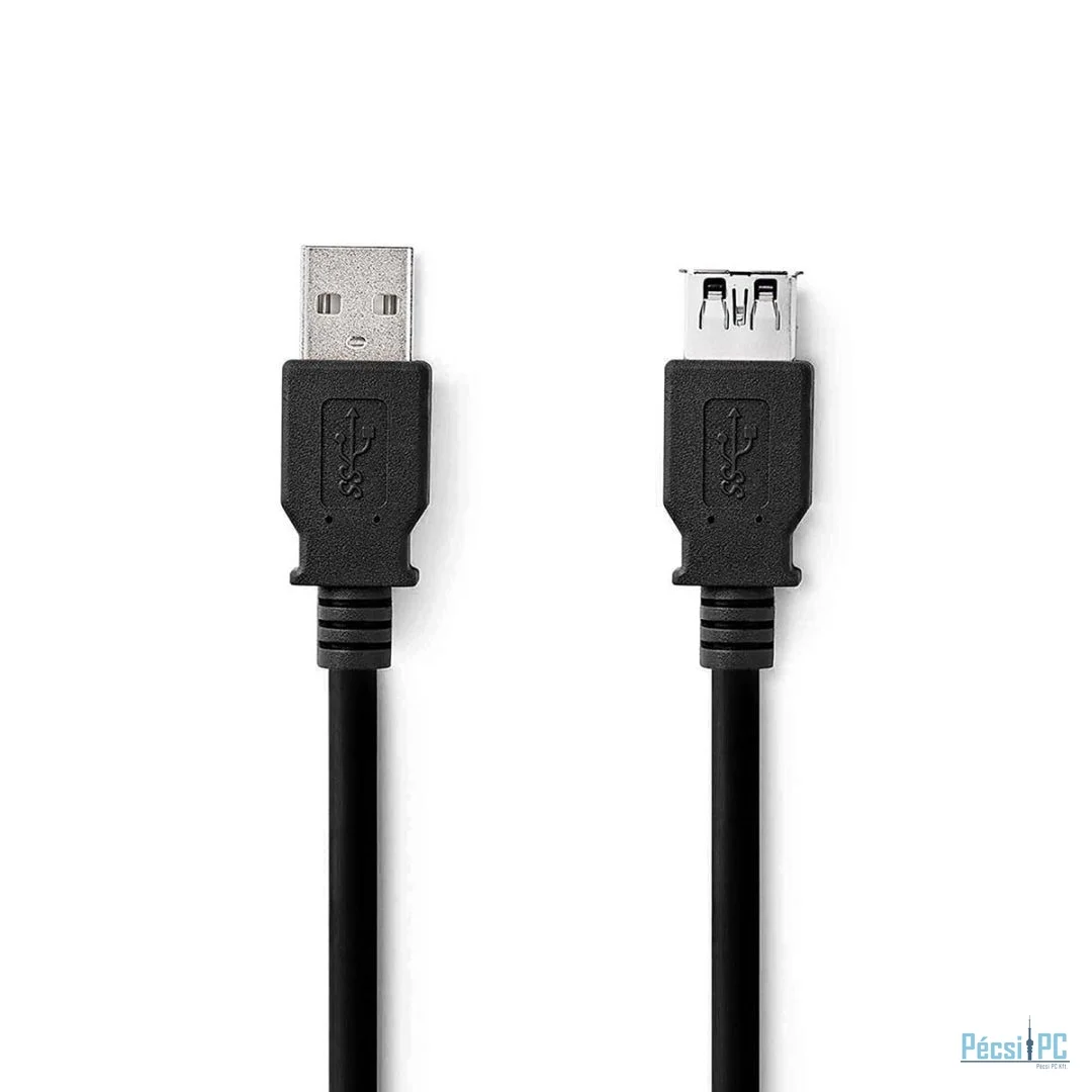 Nedis USB-A to USB-A cable 2m Black
