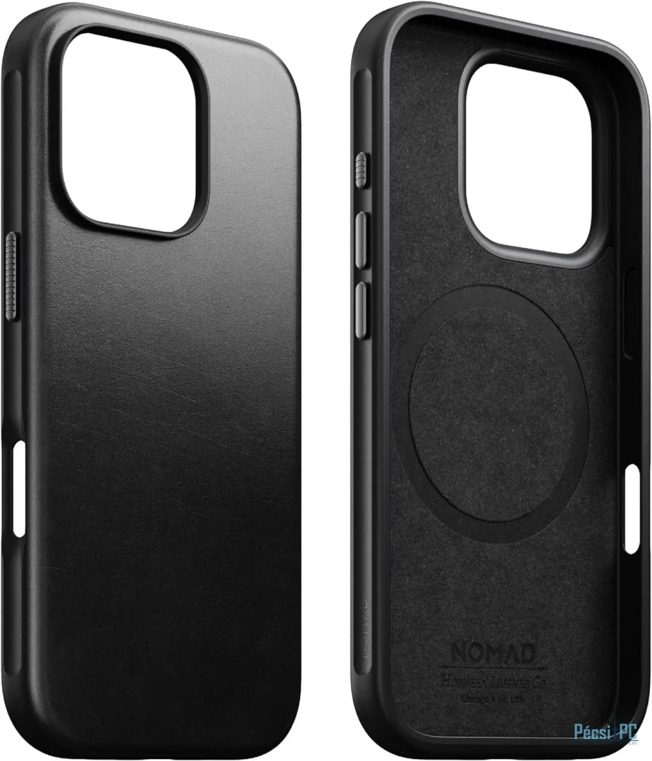 Nomad Modern Leather Horween iPhone 16 Pro Max case Black
