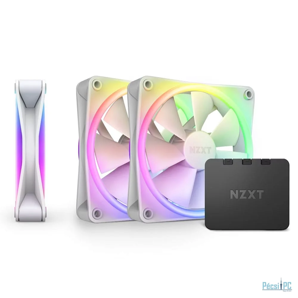 NZXT F120 RGB DUO Triple Pack White