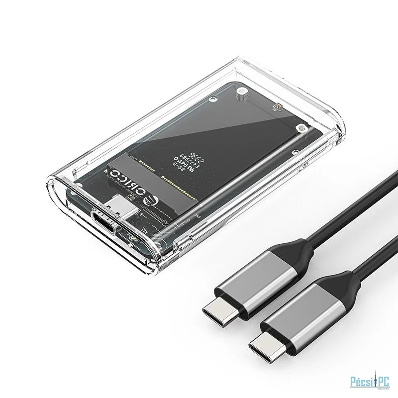 Orico TC10-MS mSATA USB-C 3.0 SSD Enclosure Clear