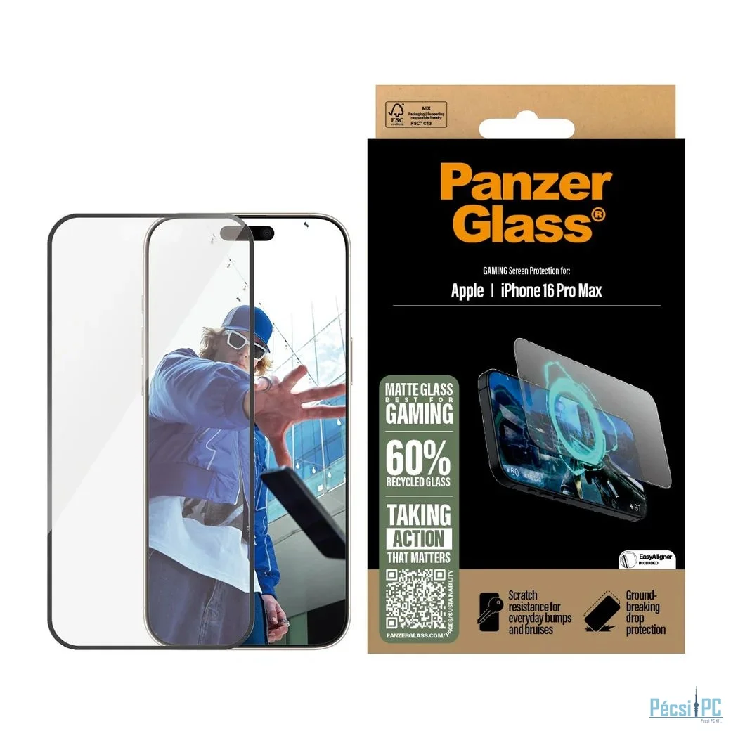 PanzerGlass Gaming Screen Protector for iPhone 16 Pro Max UWF