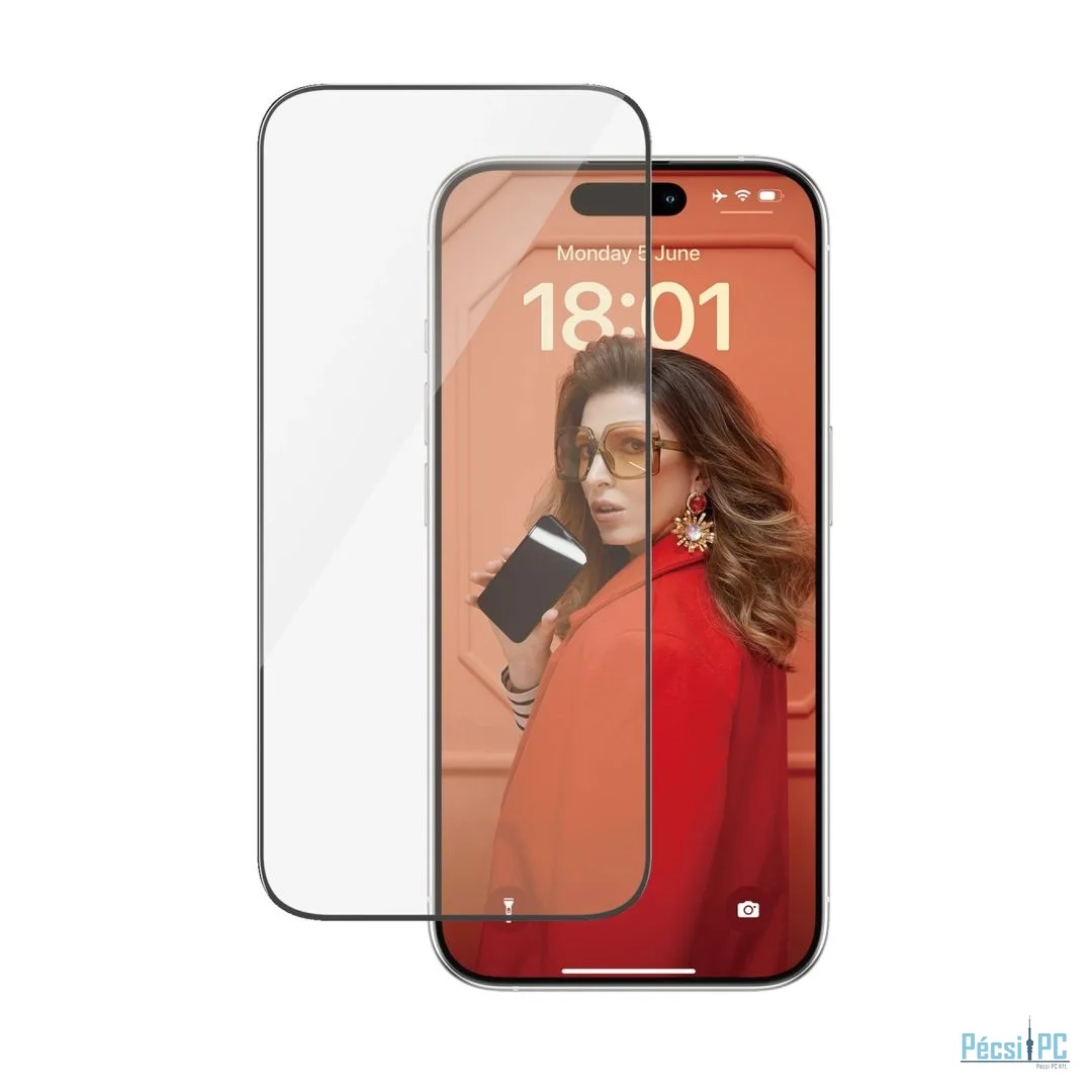 PanzerGlass Screen Protector for iPhone 15 Pro UWF w EasyAligner