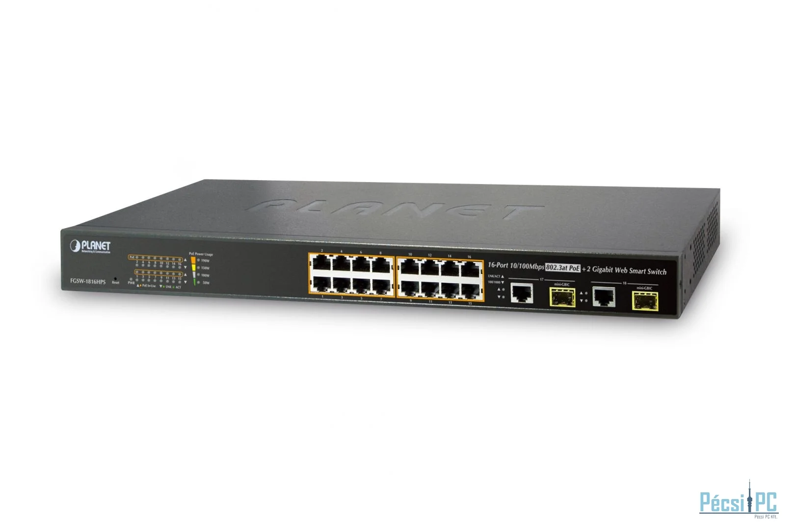 Planet PLANET managed Fast Ethernet PoE Switch