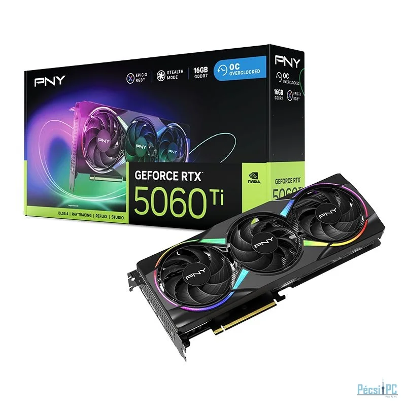 PNY GeForce RTX5060 TI 16GB DDR7 ARGB OC