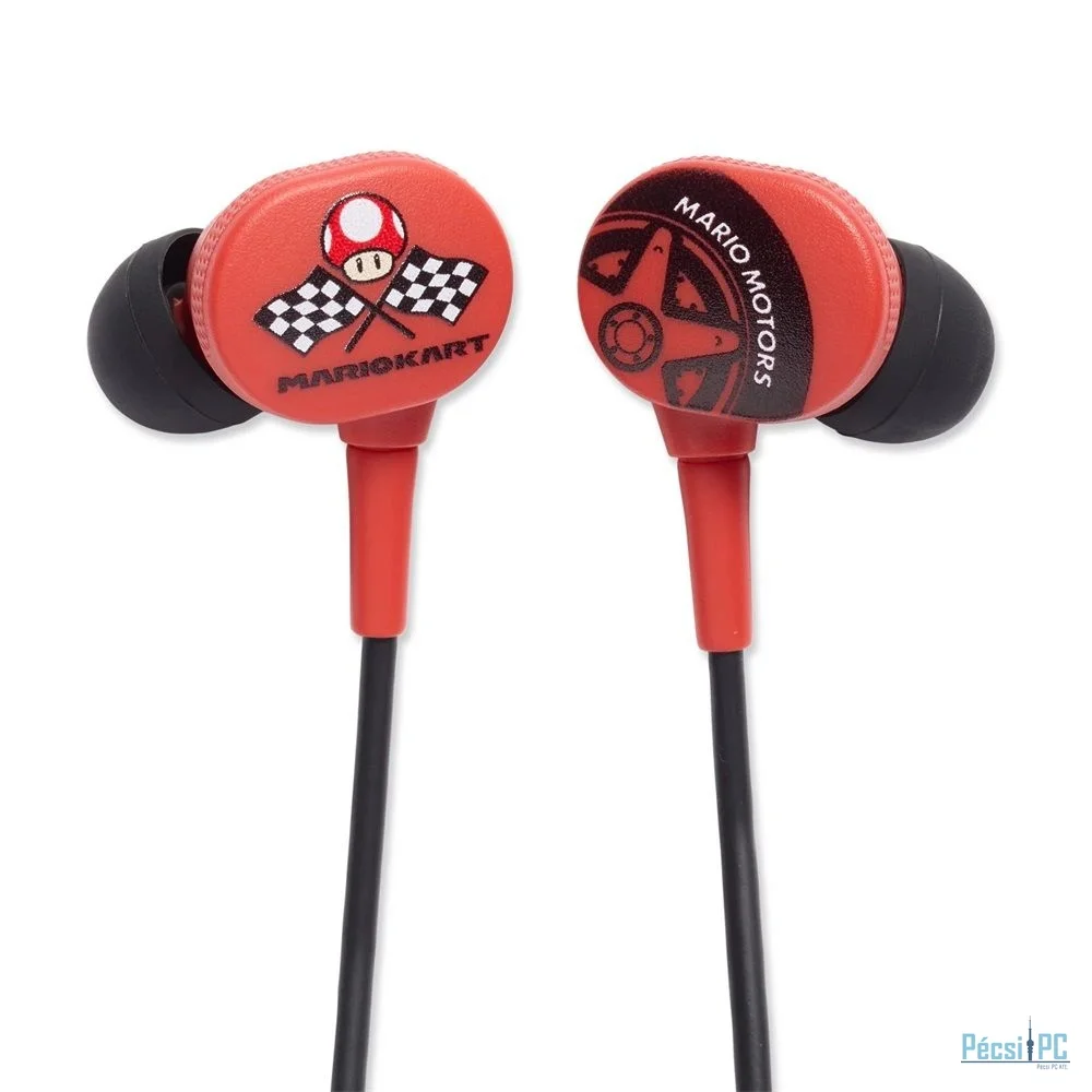 PowerA Wired Earbuds for Nintendo Switch Mario Kart Motors