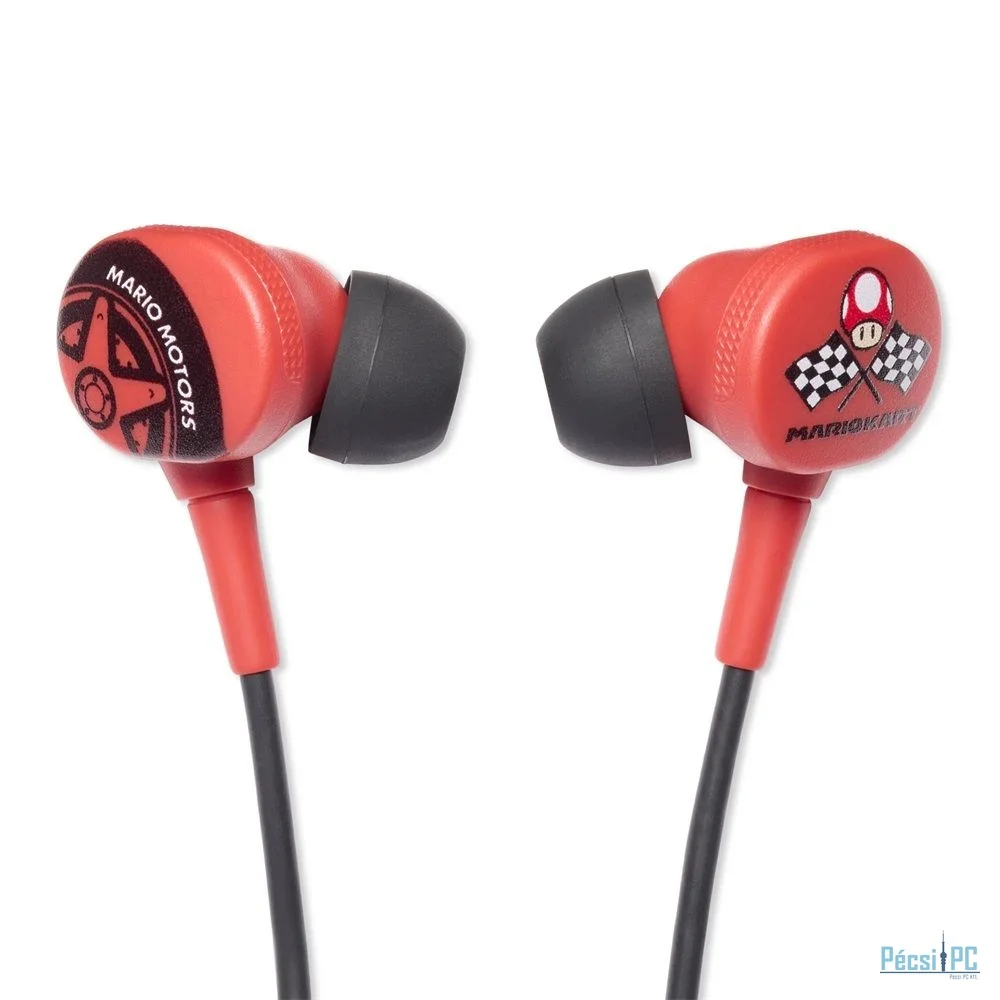 PowerA Wired Earbuds for Nintendo Switch Mario Kart Motors