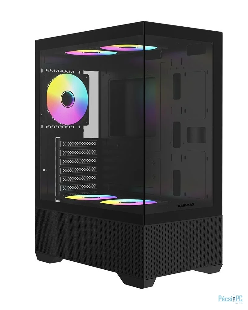 RaidMax i802 Air Tempered Glass Black