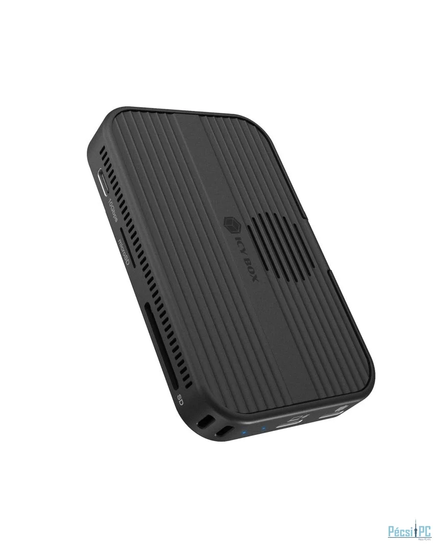 Raidsonic IcyBox IB-DK4071M-CU31 7-in-1 DockingStation with magnetic M.2 NVMe and SATA SSD enclosure and built-in cooling fan