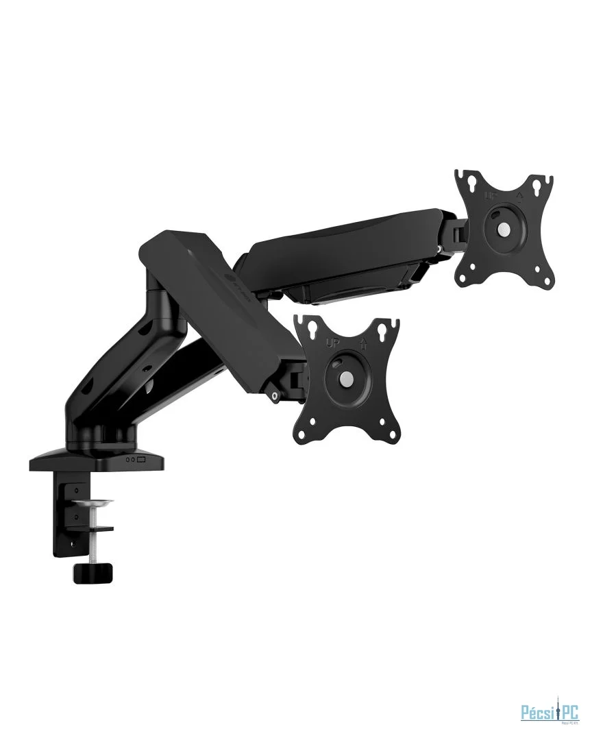 Raidsonic IcyBox IB-MS204-T Dual Monitor Stand Desk mounted 17