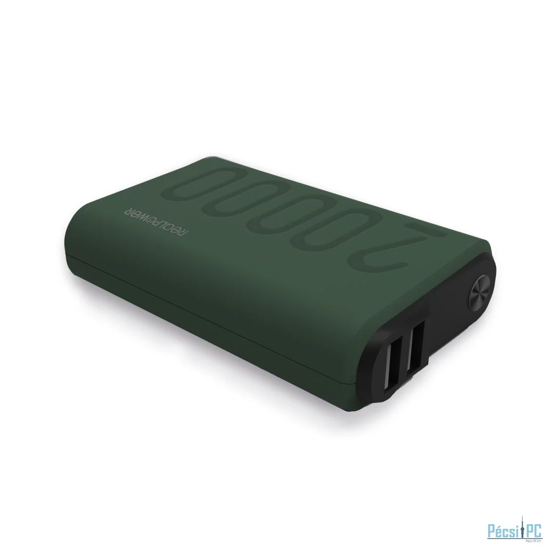 Realpower PB-20000 PD+ 20000mAh PowerBank Midnight Green