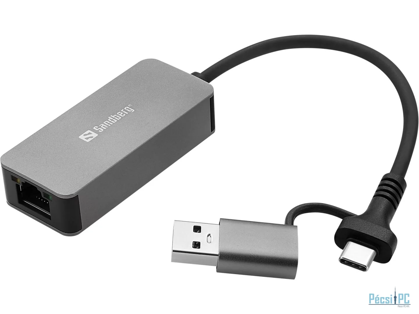 Sandberg USB-C/A 2.5 GbE RJ45 Adapter