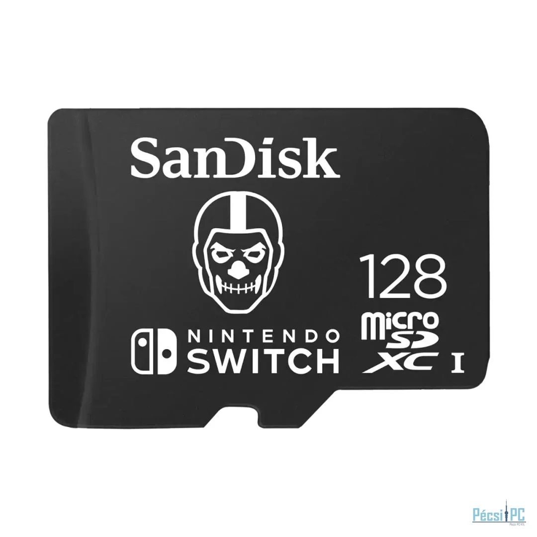Sandisk 128GB microSDXC Nintendo Switch Fortnite Edition adapter nélkül