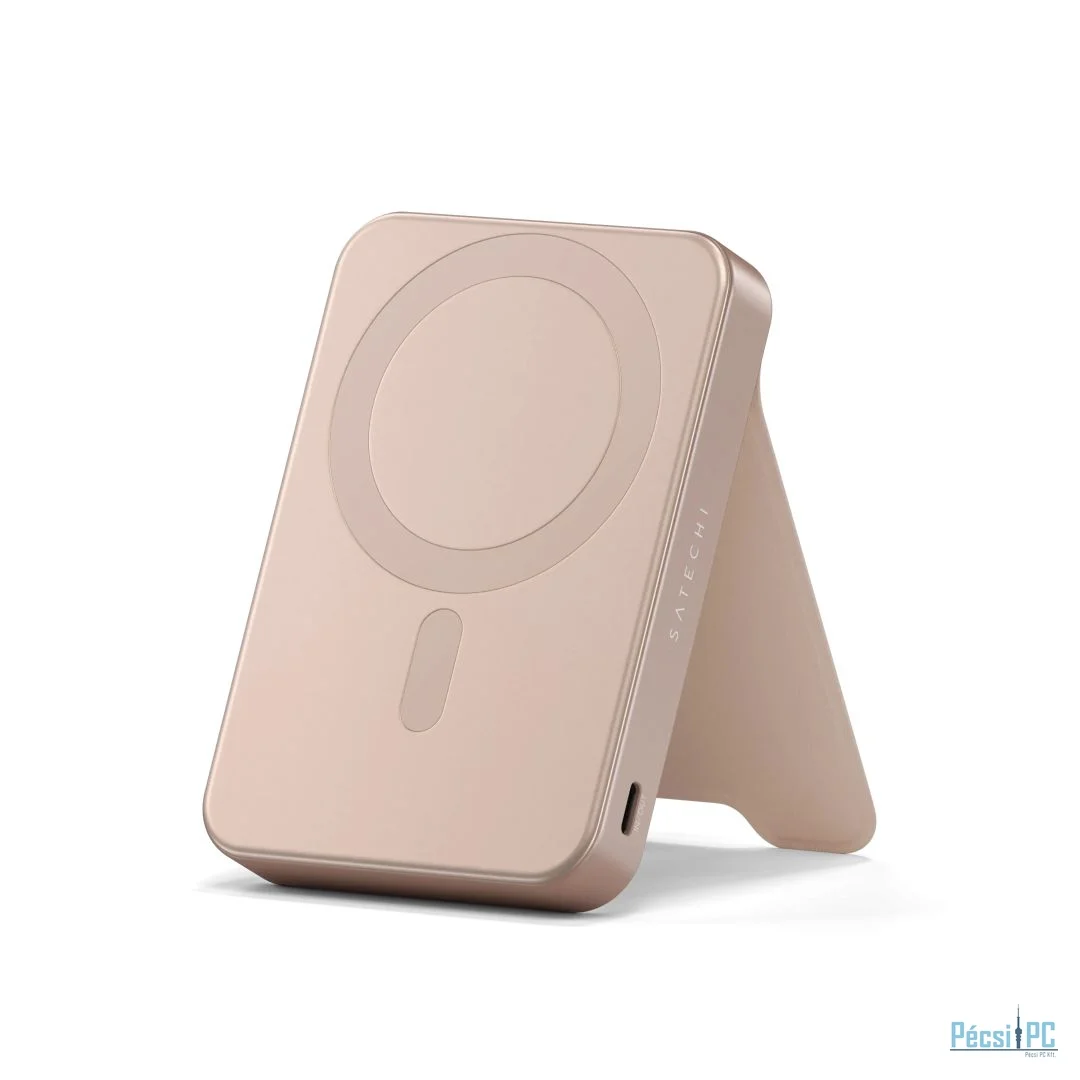 Satechi Qi2 10K Magnetic 10000mAh PowerBank with Stand Desert Rose