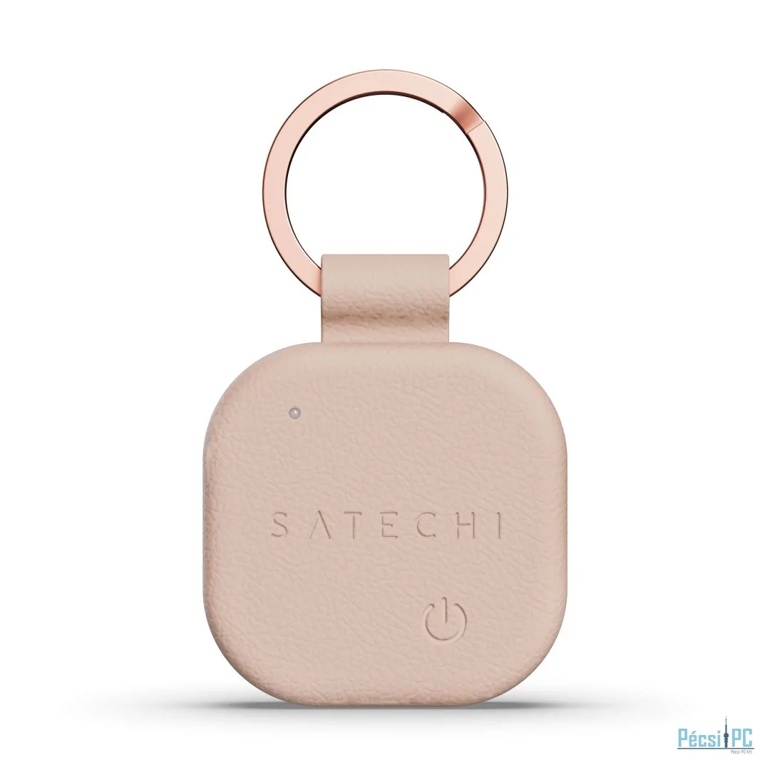 Satechi Vegan-Leather Findall Keychain Desert Rose