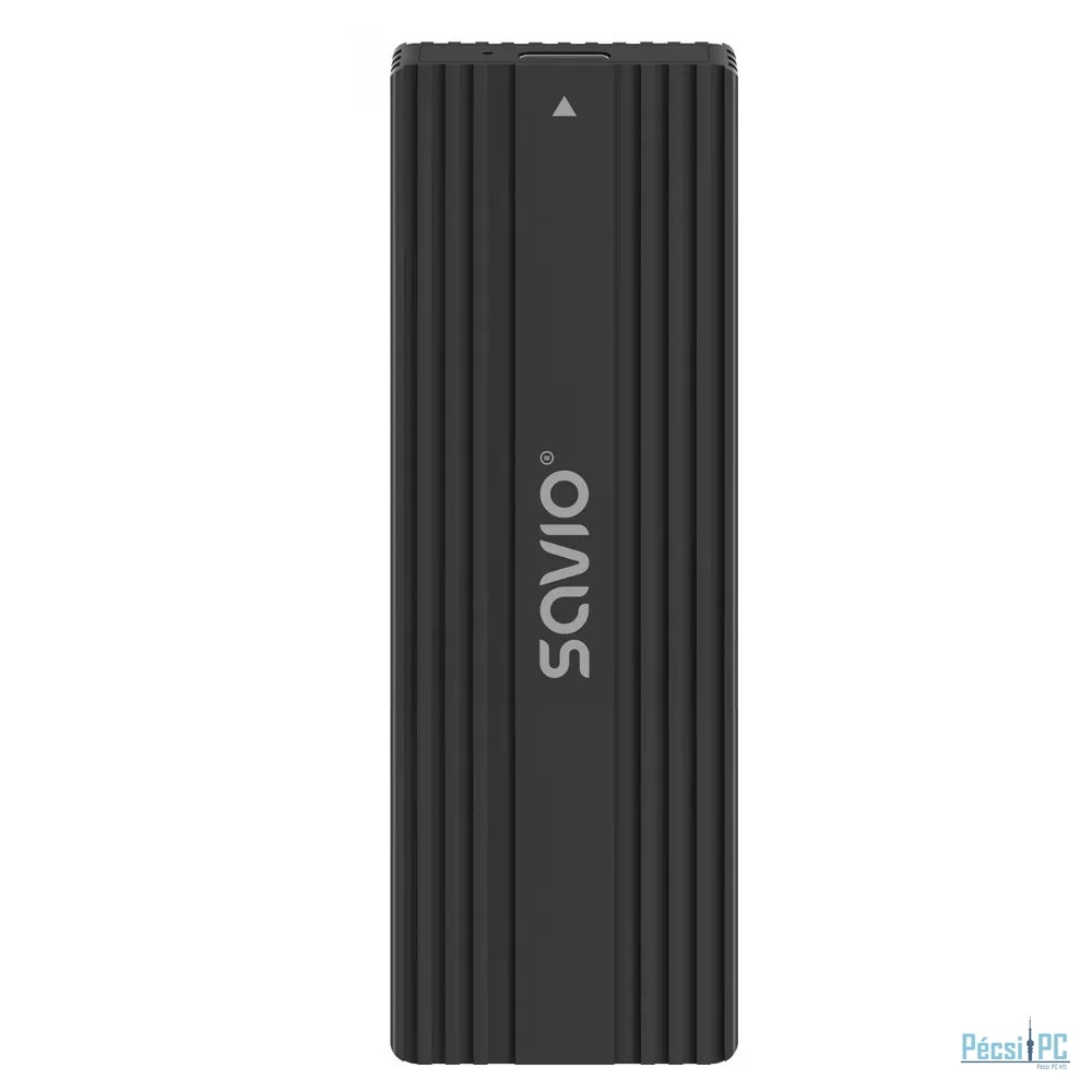 Savio AK-84 External M.2 SSD NVMe & NGFF enclosure Black